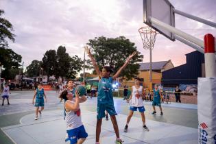 Torneo JR. NBA en el complejo SACUDE Torneo JR. NBA en el complejo SACUDE