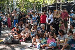 Público en los festejos por los 300 años de Montevideo