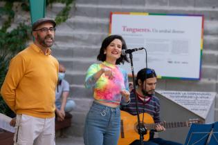 Inauguración de muestra fotográfica del CdF "Tangueres. Un arrabal diverso" en la Plaza de la Diversidad