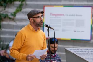 Inauguración de muestra fotográfica del CdF "Tangueres. Un arrabal diverso" en la Plaza de la Diversidad Inauguración de muestra fotográfica del CdF "Tangueres. Un arrabal diverso" en la Plaza de la Diversidad