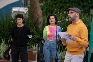 Inauguración de muestra fotográfica del CdF "Tangueres. Un arrabal diverso" en la Plaza de la Diversidad