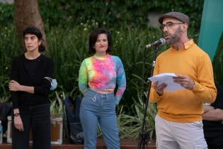 Inauguración de muestra fotográfica del CdF "Tangueres. Un arrabal diverso" en la Plaza de la Diversidad