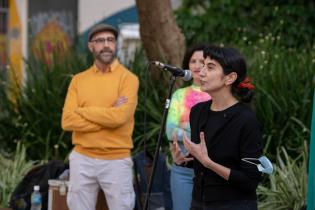 Inauguración de muestra fotográfica del CdF "Tangueres. Un arrabal diverso" en la Plaza de la Diversidad