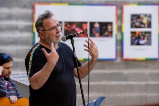 Inauguración de muestra fotográfica del CdF "Tangueres. Un arrabal diverso" en la Plaza de la Diversidad