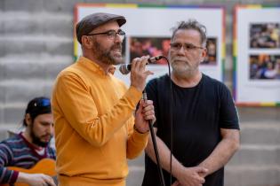 Inauguración de muestra fotográfica del CdF "Tangueres. Un arrabal diverso" en la Plaza de la Diversidad Inauguración de muestra fotográfica del CdF "Tangueres. Un arrabal diverso" en la Plaza de la Diversidad