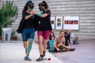 Inauguración de muestra fotográfica del CdF "Tangueres. Un arrabal diverso" en la Plaza de la Diversidad