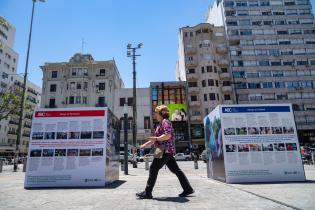 Cubos Plan ABC en Explanada de la Intendencia