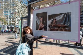 Muestra de fotografías ganadoras de la Movida Joven 2021, en la fotogalería de Plaza de Cagancha    