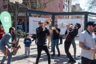 Muestra de fotografías ganadoras de la Movida Joven 2021, en la fotogalería de Plaza de Cagancha    