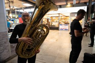 Flashmob de la Orquesta Filarmónica de Montevideo en el MAM