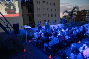 Cine en la azotea del CdF 