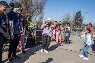 Actividades en la plaza Casavalle en el marco del Plan ABC + Deporte y Cultura