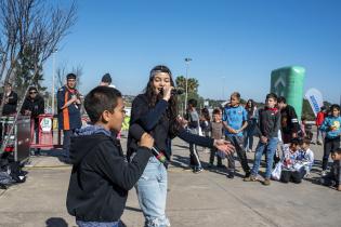 Actividades en la plaza Casavalle en el marco del Plan ABC + Deporte y Cultura