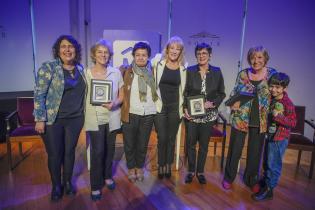 Declaración de Ciudadanas Ilustres a Circe Maia, Mabel Simois y Graciela Sapriza en la sala Delmira Agustini Declaración de Ciudadanas Ilustres a Circe Maia, Mabel Simois y Graciela Sapriza en la sala Delmira Agustini