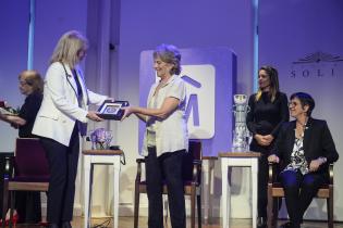 Declaración de Ciudadanas Ilustres a Circe Maia, Mabel Simois y Graciela Sapriza en la sala Delmira Agustini