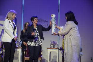 Declaración de Ciudadanas Ilustres a Circe Maia, Mabel Simois y Graciela Sapriza en la sala Delmira Agustini Declaración de Ciudadanas Ilustres a Circe Maia, Mabel Simois y Graciela Sapriza en la sala Delmira Agustini
