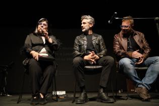 Declaración de Visitante Ilustre a Leonardo Sbaraglia en teatro El Galpón, 22 de abril de 2023