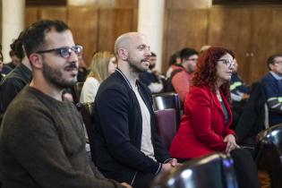 Acto de entrega de llaves a la cooperativa de viviendas HAMABI