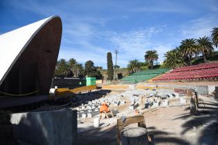 Avance de obras de remodelación en el Teatro de Verano Avance de obras de remodelación en el Teatro de Verano