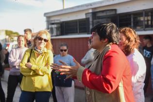 Recorrida por áreas liberadas en el barrio Bajo Valencia