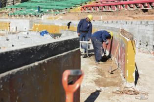 Avance de obras de remodelación en el Teatro de Verano Avance de obras de remodelación en el Teatro de Verano