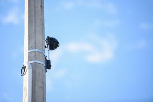 Instalación de cámaras de monitoreo de tránsito 