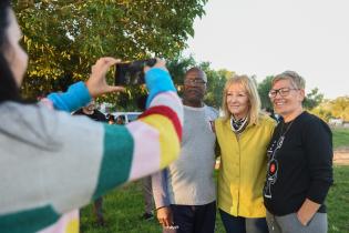 Recorrida por áreas liberadas en el barrio Bajo Valencia