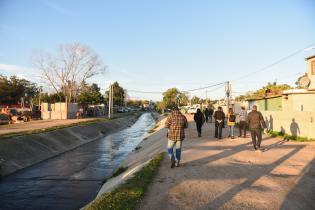 Recorrida por áreas liberadas en el barrio Bajo Valencia