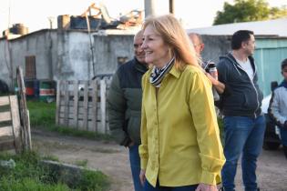 Recorrida por áreas liberadas en el barrio Bajo Valencia