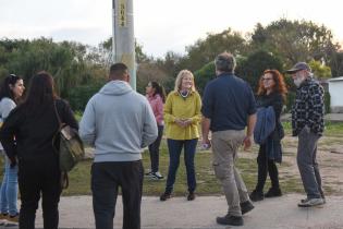 Recorrida por áreas liberadas en el barrio Bajo Valencia