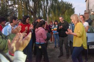 Recorrida por áreas liberadas en el barrio Bajo Valencia