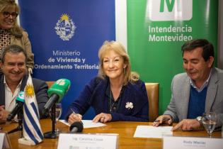 Firma de convenio entre esta Intendencia y el Ministerio de Vivienda y Ordenamiento Territorial Firma de convenio entre esta Intendencia y el Ministerio de Vivienda y Ordenamiento Territorial