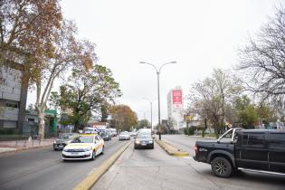 Dársena de giro en las calles Bv. Batlle y Ordóñez y Cabrera