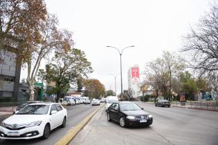 Dársena de giro en las calles Bv. Batlle y Ordóñez y Cabrera