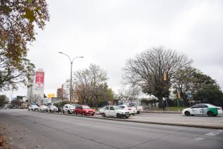 Dársena de giro en las calles Bv. Batlle y Ordóñez y Cabrera