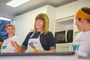 Olga Otegui, participa del taller de Cocina Uruguay en la Semana Criolla 2024