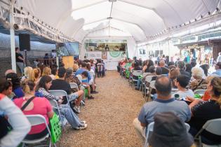 Olga Otegui, participa del taller de Cocina Uruguay en la Semana Criolla 2024