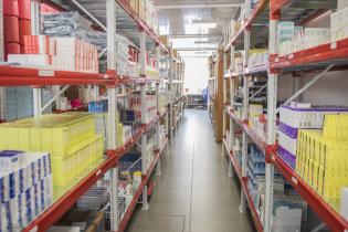 Farmacia Central en el Centro Logístico y de Diagnóstico Irma Gentile