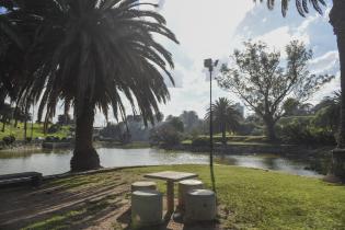 Lago Cachón del Parque Rodó