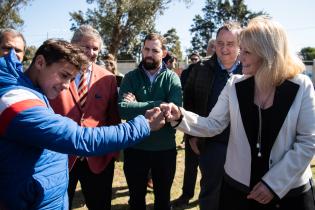 Firma de convenio con el Club Nacional de Fútbol en la ciudad deportiva Los Céspedes, 19 de agosto de 2022