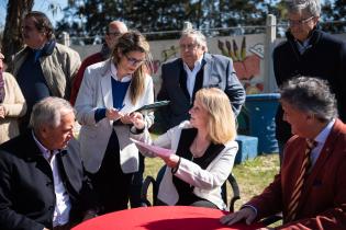 Firma de convenio con el Club Nacional de Fútbol en la ciudad deportiva Los Céspedes, 19 de agosto de 2022