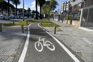 Bicicircuito Montevideo. BIcisenda Bv. Gral. Artigas