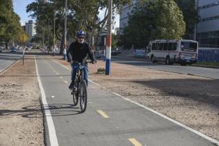 Bicicircuito Montevideo. Bicisenda Av. Ricaldoni