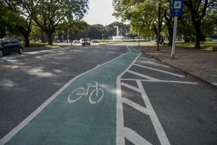 Bicicircuito Montevideo. Bicisenda Av. Ricaldoni