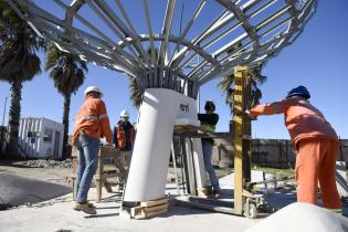 Avance de obras en Estación Montevideo Inteligente 