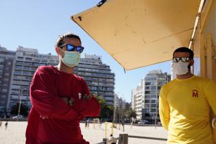 Servicio de guardavidas en Playa Pocitos