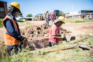 Inicio de obras en Padre Cacho Inicio de obras en Padre Cacho