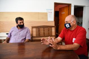 Reunión Marcelo Signorelli, Jorge Carril y Andrés Abt 