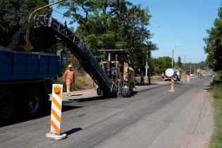 Trabajos viales en Av. Luis Batlle Berres