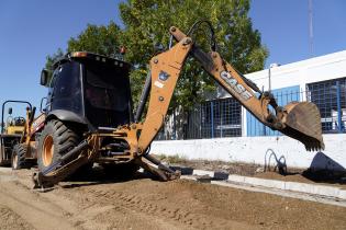 Trabajos viales en Av. Luis Batlle Berres